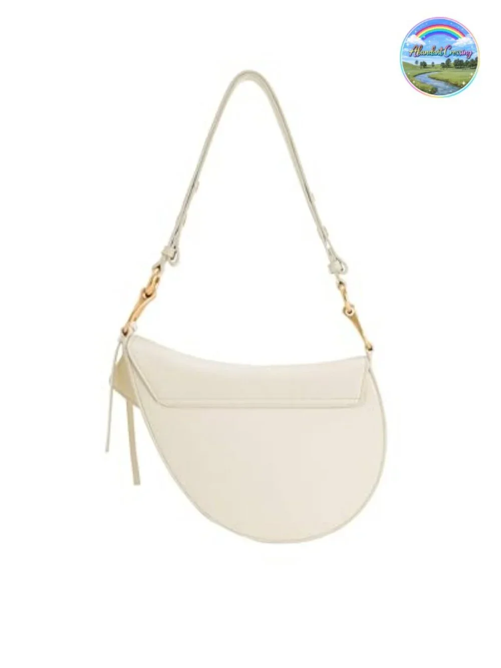 Vegan Leather Ashlie Crossbody Bag Detachable Strap Magnet Closure